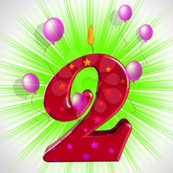 Number Two Party Meaning Second Birthday Or Celebration