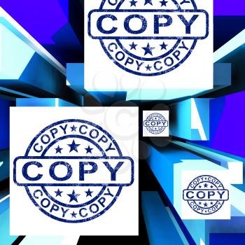 Copy On Cubes Shows Duplicates Or Photocopies