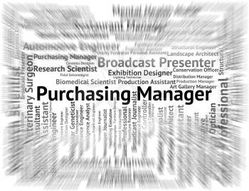 Purchasing Manager Meaning Management Boss And Managing