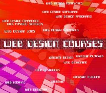 Web Design Courses Representing Designers Network And Internet