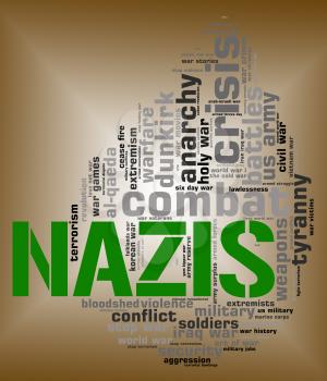 Nazis Word Meaning Far Right And Wordcloud