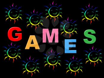Kids Games Meaning Leisure Youngsters And Toddlers