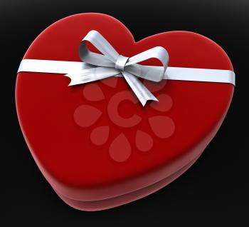 Gift Heart Meaning Valentines Day And Passion