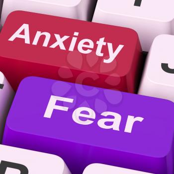 Anxiety Fear Keys Meaning Anxious And Afraid