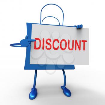 Discount Bag Showing Markdown Products and Bargains