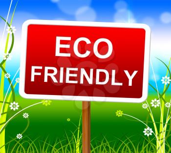 Eco Friendly Indicating Earth Day And Planet