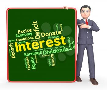 Interest Word Representing Text Saving And Profit