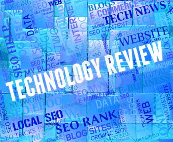 Technology Review Indicating Hi-Tech Technologies And Electronic