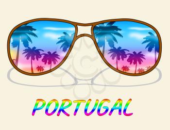 Portugal Holiday Representing Go On Leave And Time Off