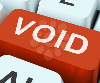 Void Key Showing Invalid Or Invalidated Contract