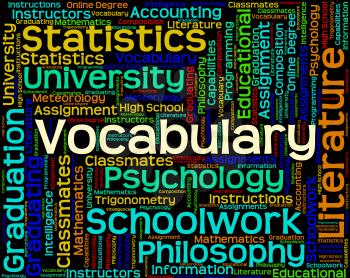 Vocabulary Word Indicating Words Thesaurus And Vocabularies