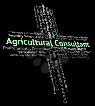 Agricultural Consultant Showing Advisers Recruitment And Employee