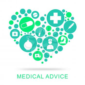 Medical Advice Indicating Healthcare Help And Care