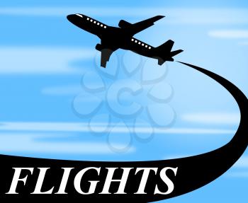 Flights Plane Meaning Go On Leave And Jet Aircraft