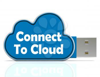 Connect To Cloud Memory Stick Meaning Online File Storage