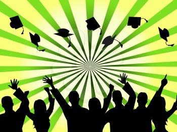 Graduation Education Showing Finishing Passing And Training