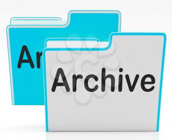 Files Archive Indicating Administration Archives And Organization