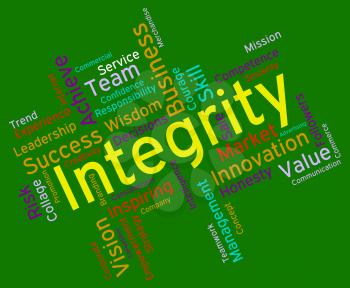 Integrity Words Indicating Morality Truthfulness And Sincerity 