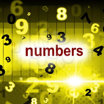 Counting Numbers Indicating One Two Three And Numeral Learn