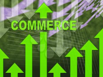 Commerce Graph Meaning Purchasing Purchases And Graphs