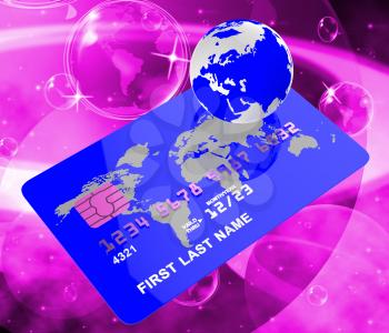Credit Card Meaning Globalize Planet And Bankcard