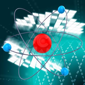 Atom Molecule Representing Experiments Formula And Scientist