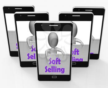 Soft Selling Phone Showing Friendly Sales Technique