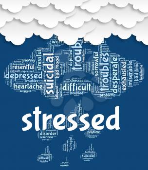 Stressed Word Meaning Stressful Tension And Overload