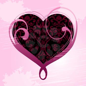 Background Heart Meaning Valentine Day And Abstract