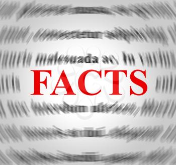 Facts Definition Meaning Knowledge Meant And Information