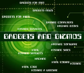 Gadgets And Gizmos Indicating Mod Con And Things