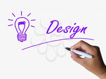 Design and Lightbulb Meaning Creative Concept and Designing