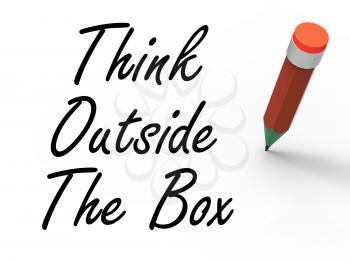 Think Outside the Box Meaning Creativity and Imagination