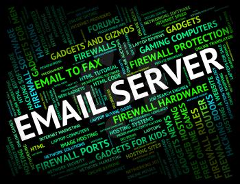Email Server Indicating Computer Servers And Correspondence