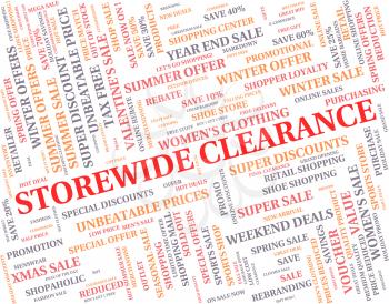 Storewide Clearance Representing The Lot And Entirety