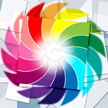 Paper Color Showing Backgrounds Abstract And Page