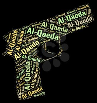 Al-Qaeda Word Showing Freedom Fighters And Incendiary