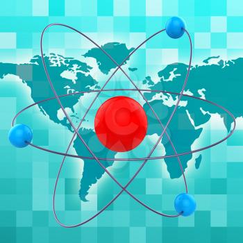 Atom Molecule Indicating Scientist Formulas And Scientific