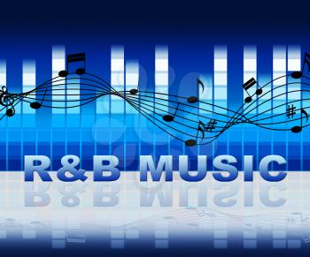 R&B Music Symbols Meaning Rhythm And Blues Soundtracks