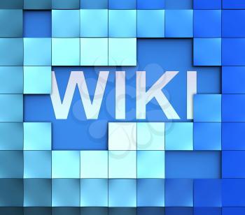 Wiki Blocks Represents Wikipedia and Internet Faqs
