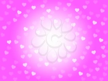 Mauve Hearts Background Showing Romantic And Passionate Wallpaper