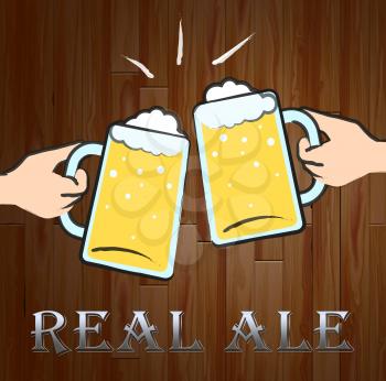 Real Ale Beers Meaning Unfiltered Beer And Hops