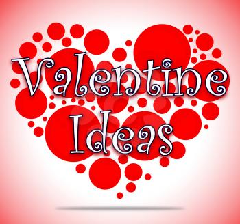 Valentine Ideas Heart Circles Showing Valentines Day And Boyfriend