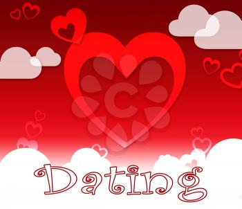 Dating Hearts Indicating Sweetheart Partner And Relationships