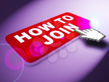 How To Join Key Shows Membership Registration 3d Rendering