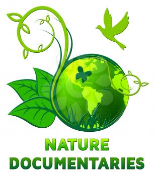 Nature Documentary Showing Environment Video 3d Illustration