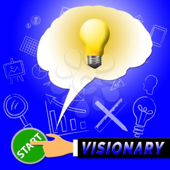 Visionary Light Representing Insights And Ideals 3d Illustration