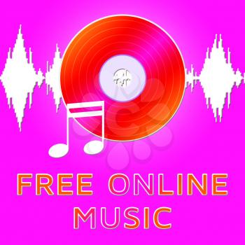 Free Online Music Dvd Represents Songs 3d Illustration