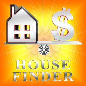 House Finder Meaning Home Finders 3d Rendering