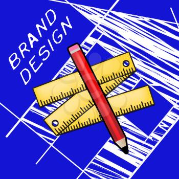 Brand Design Equipment Shows Branding Concept And Logo